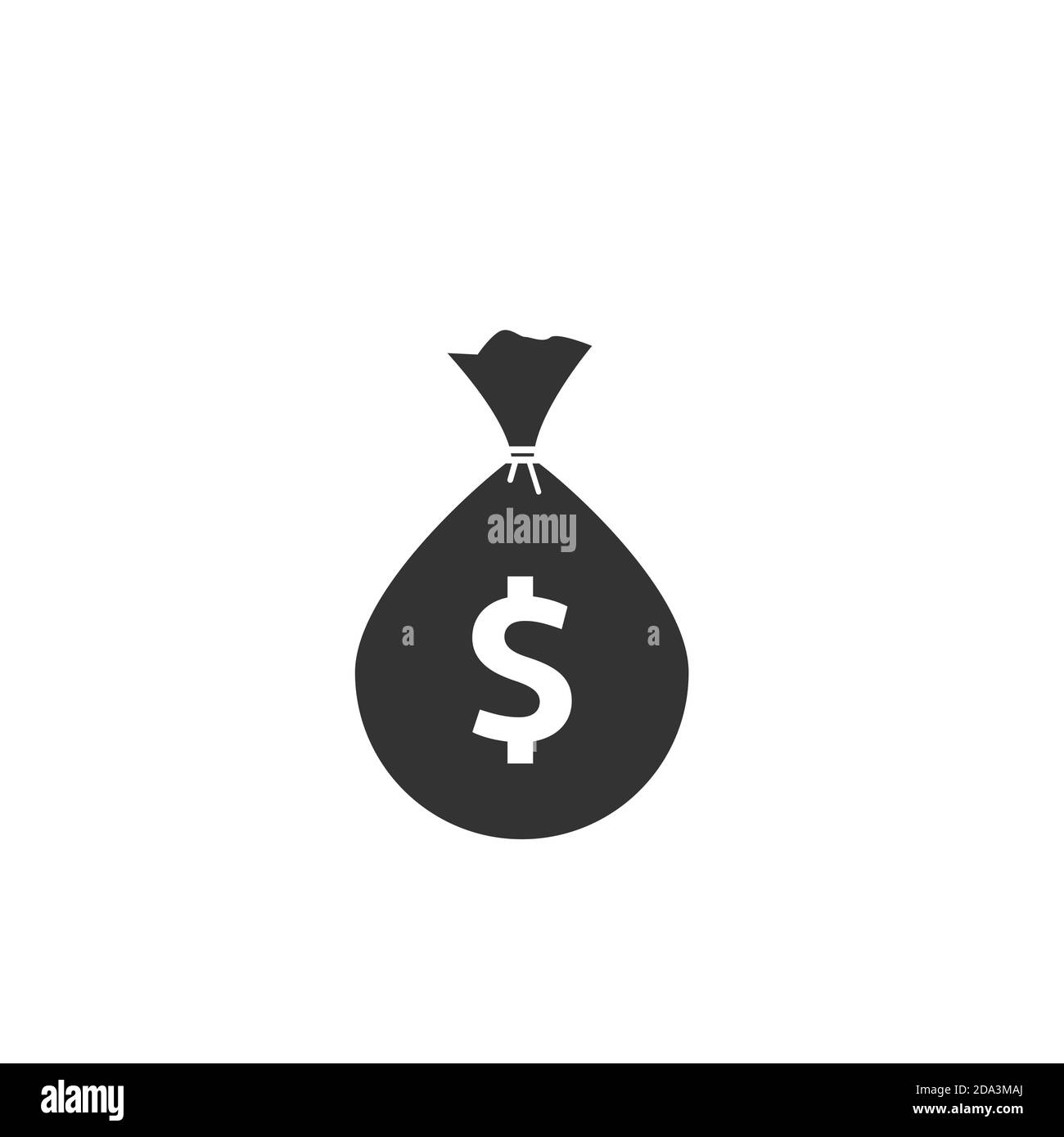 Sack mit Dollar Stock Vektor