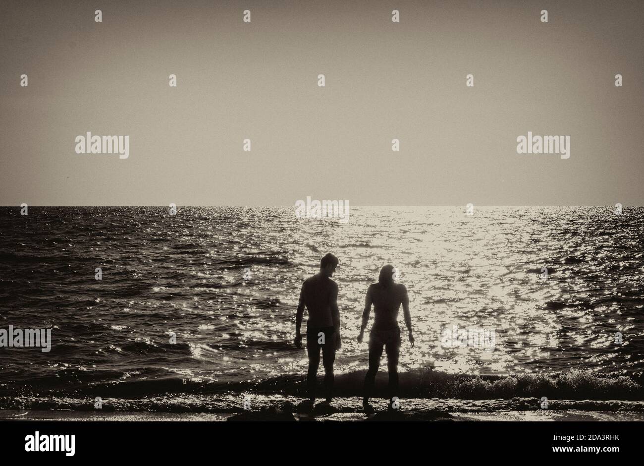 Ocean Air und Atmosphäre fügt launische Ausdrücke. Stockfoto