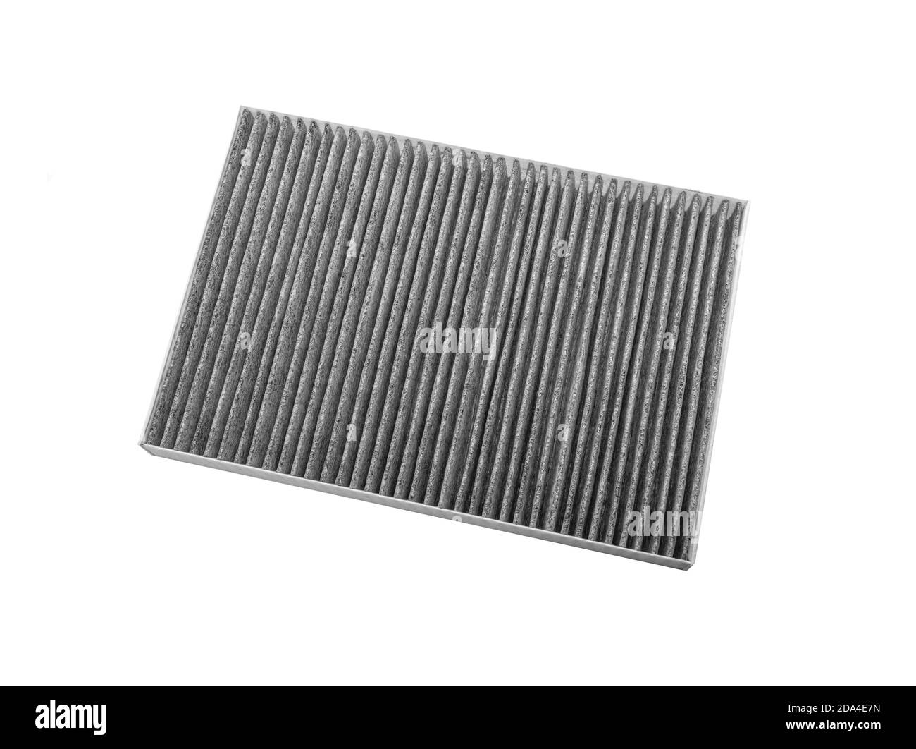 Automatischer Salonfilter auf weißem Hintergrund isoliert Stockfoto