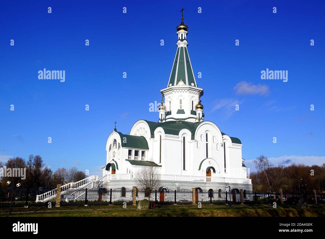 Kirche des heiligen Alexander Newski in Kaliningrad, Russland Stockfoto