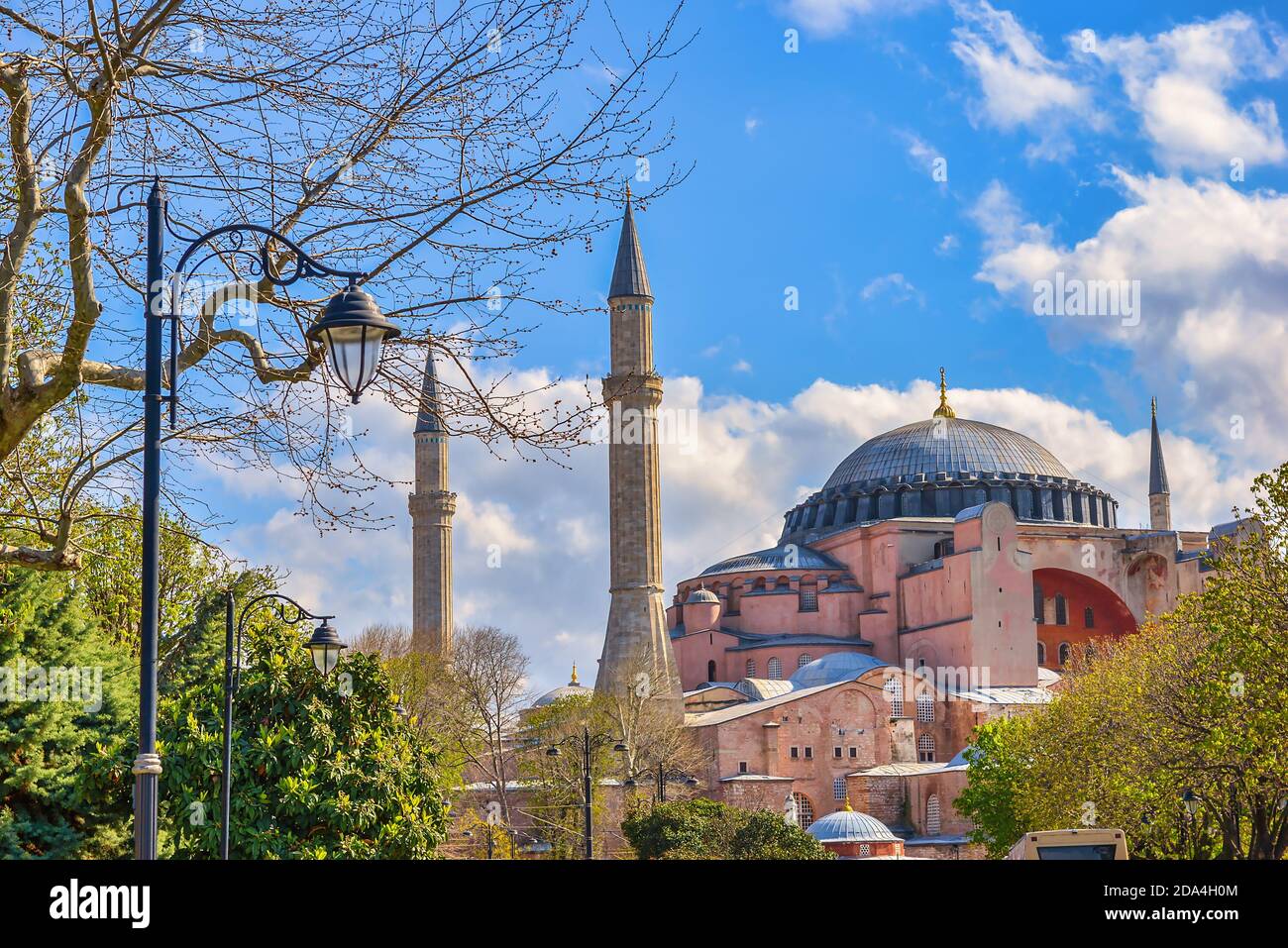 Hagia Sophia im Frühling Stockfoto