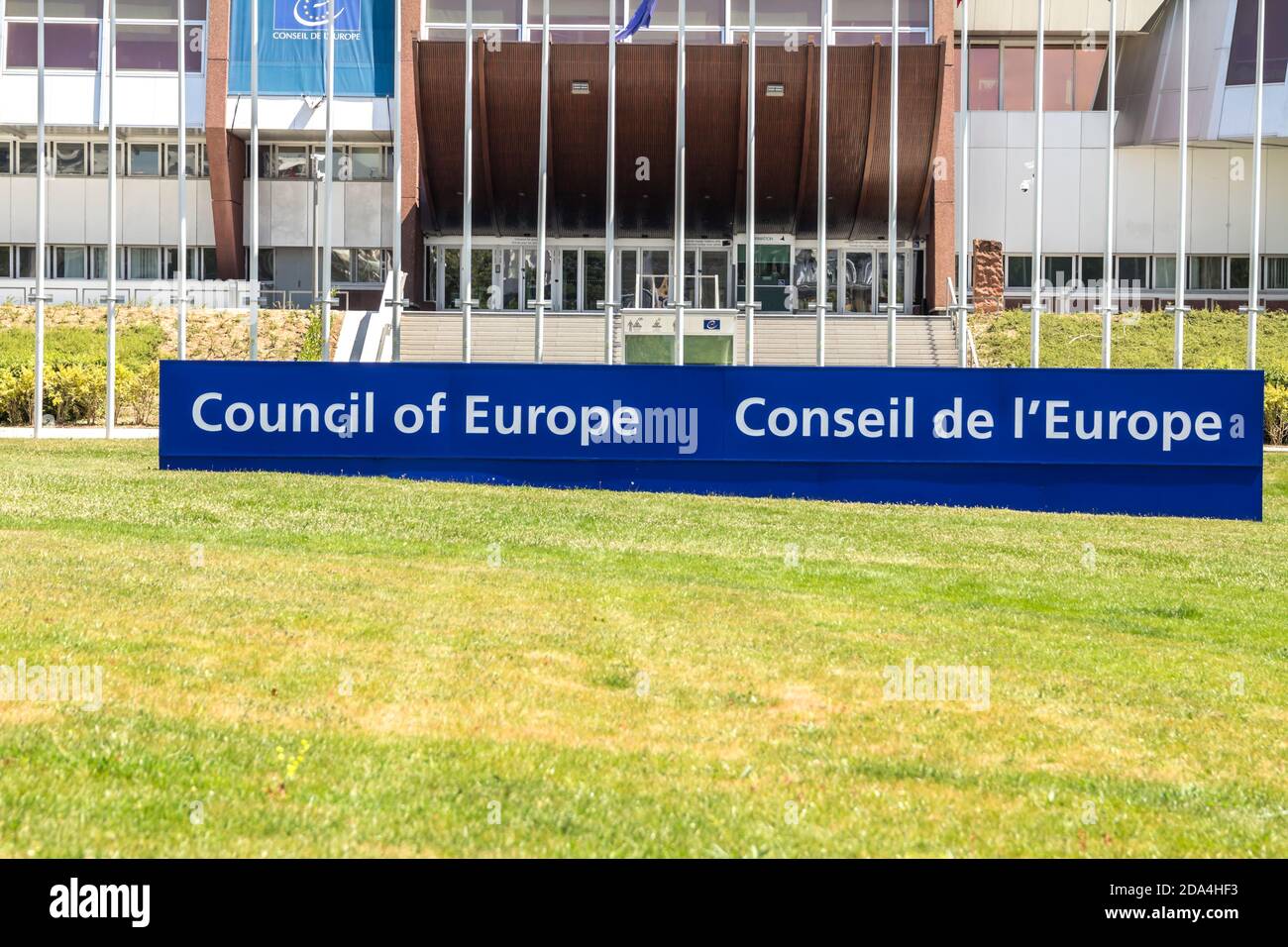 Gebäude des Palastes von Europa in Straßburg, Frankreich. Das Gebäude