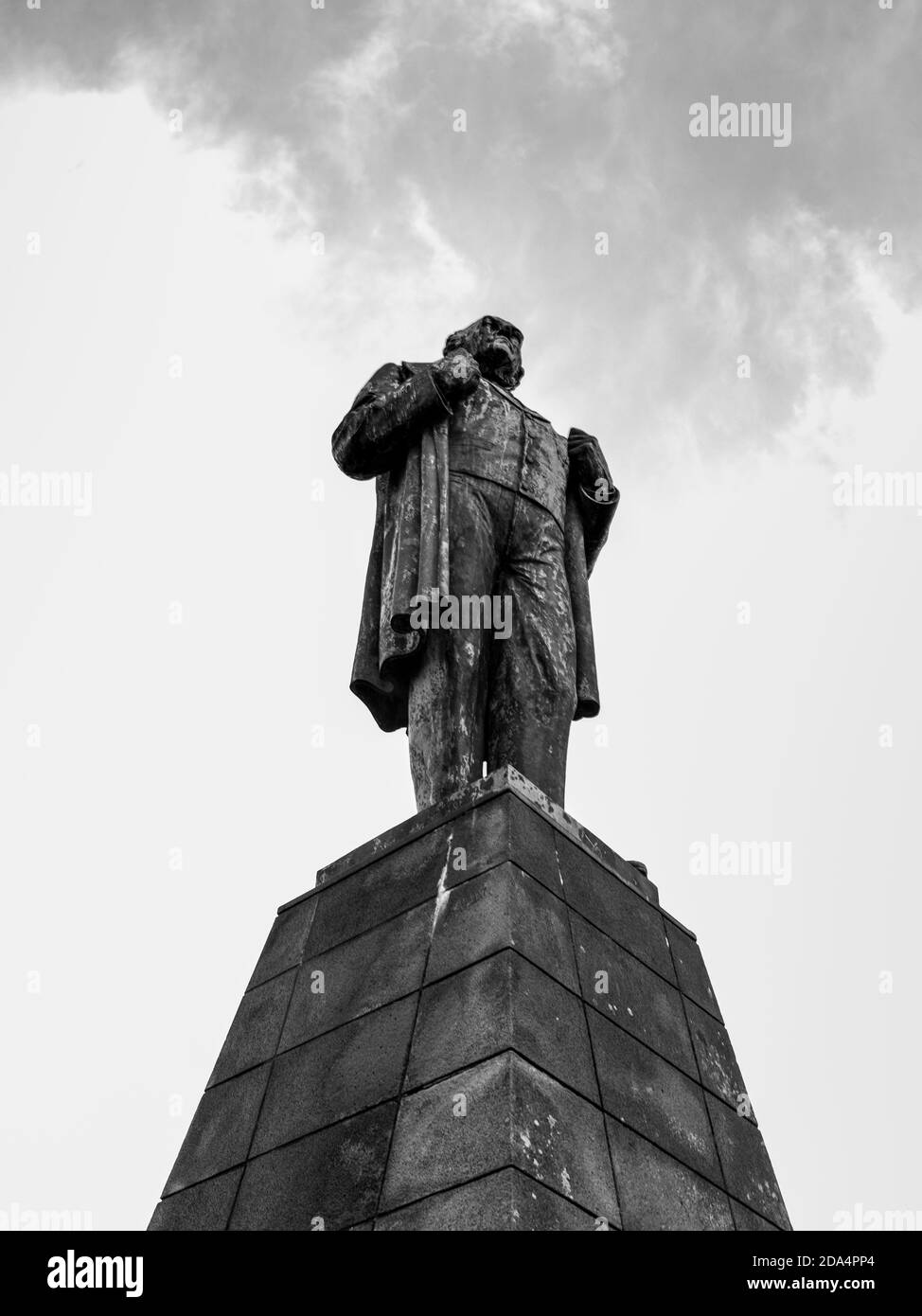 Status von Jon Sigurosson, Reykjavik, Island Stockfoto