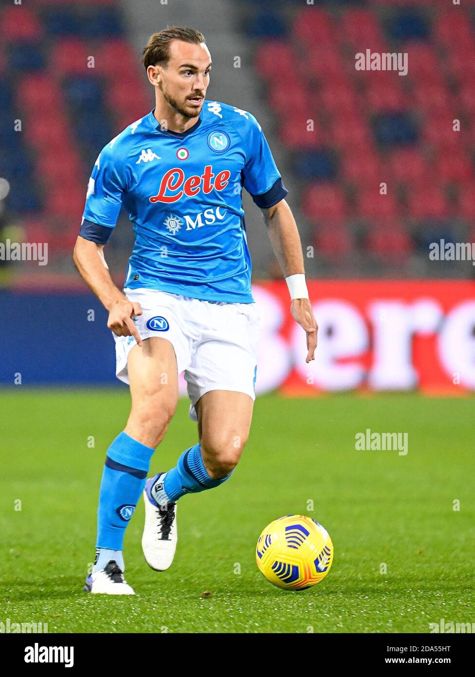 Fabian Ruiz (Napoli) während Bologna Calcio gegen SSC Napoli, Italienisches Fußballspiel Serie A, Bologna, Italien, 08. November 2020 Foto: LM/Ettore Griffoni Stockfoto