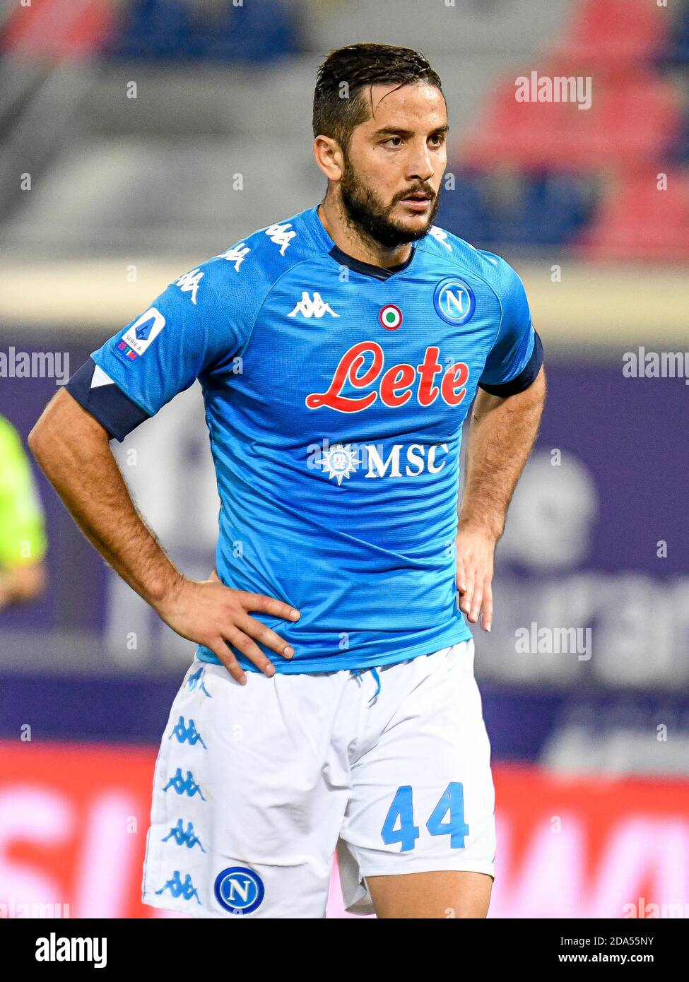 Kostas Manolas (Napoli) während Bologna Calcio vs SSC Napoli, Italienische Fußball Serie A Spiel, Bologna, Italien, 08 Nov 2020 Foto: LM/Ettore Griffoni Stockfoto