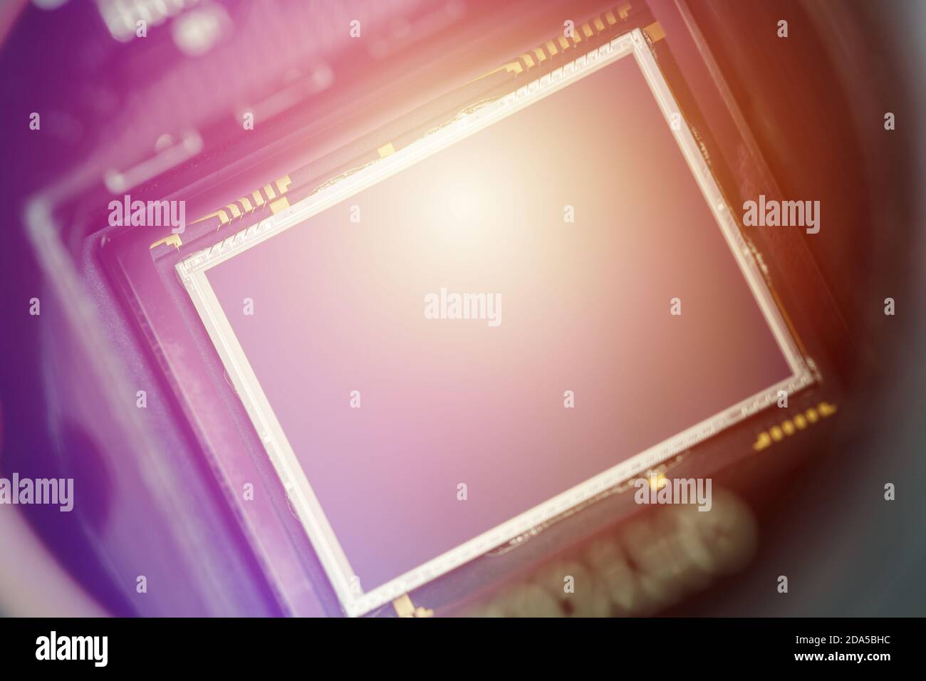 Moderne CCD-Sensor schließen Stockfoto