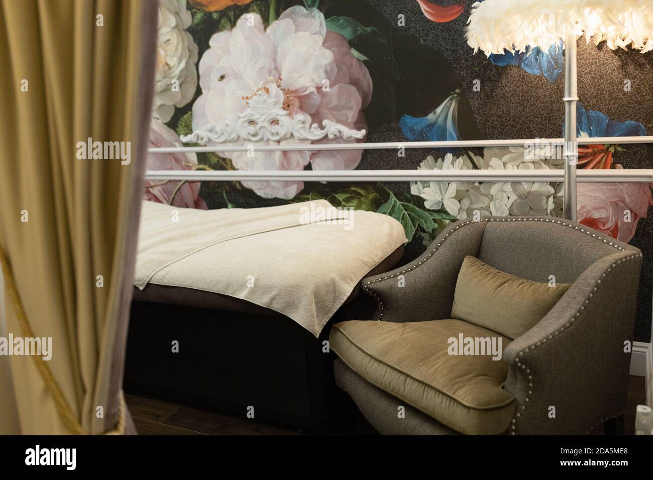 Wellness Spa Zimmer Inneneinrichtung Stockfoto
