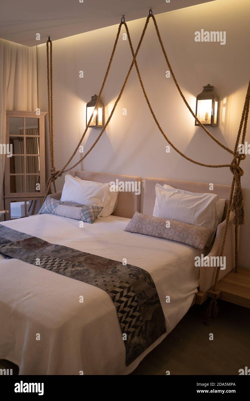 Modernes Boutique-Hotel im Inneren Stockfoto
