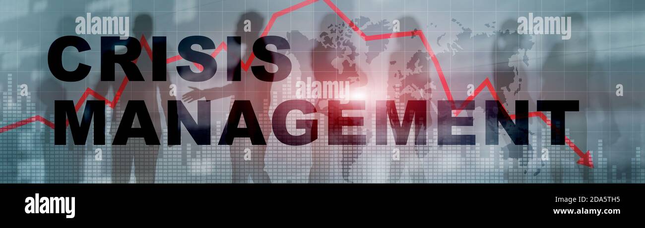 Website-Banner Für Krisenmanagement. Lösung Crisis Identity Planning Concept Mixed Media. Stockfoto