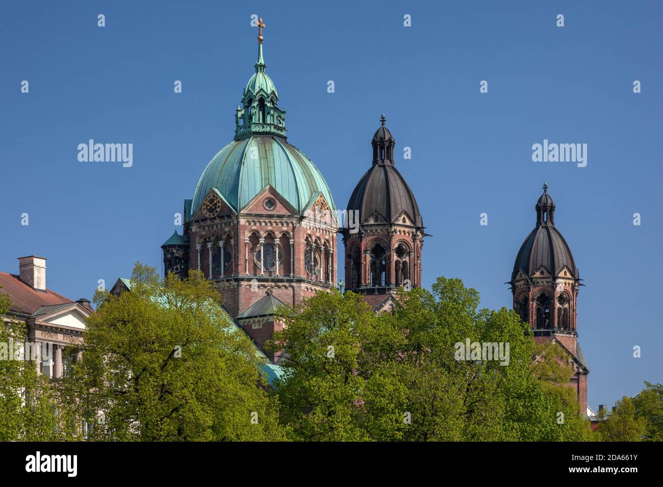 Geographie / Reisen, Deutschland, Bayern, München, St. Lucas Kirche, München, Lehel, Additional-Rights-Clearance-Info-not-available Stockfoto