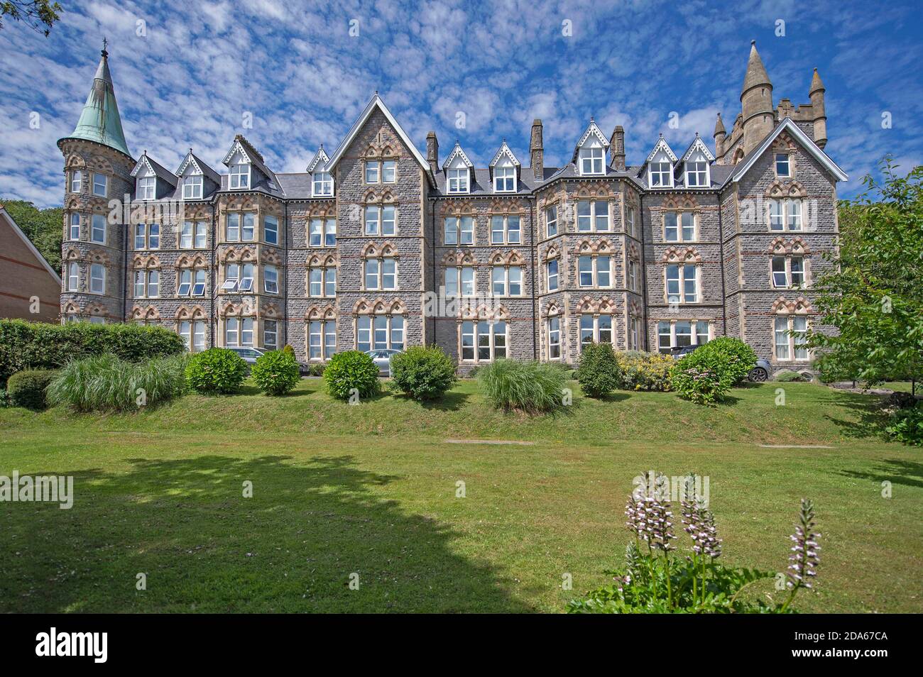 Langland Bay Manor in Langland, Swansea. Stockfoto