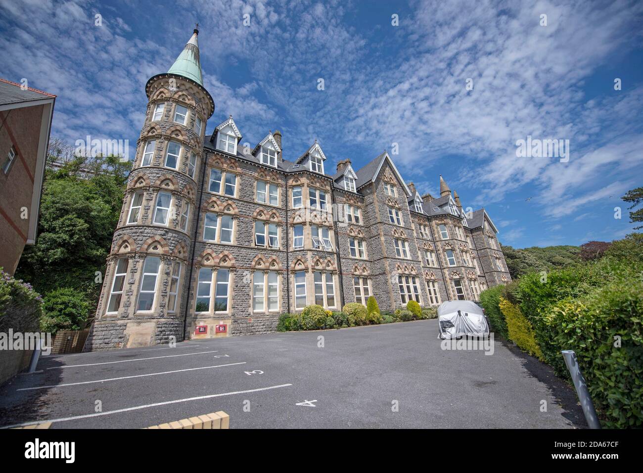 Langland Bay Manor in Langland, Swansea. Stockfoto