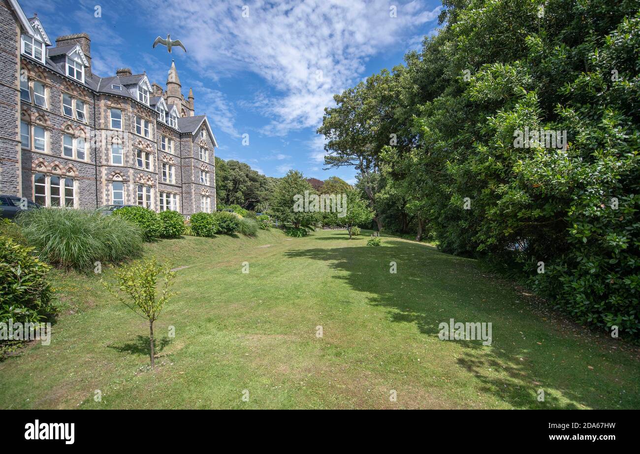 Langland Bay Manor in Langland, Swansea. Stockfoto