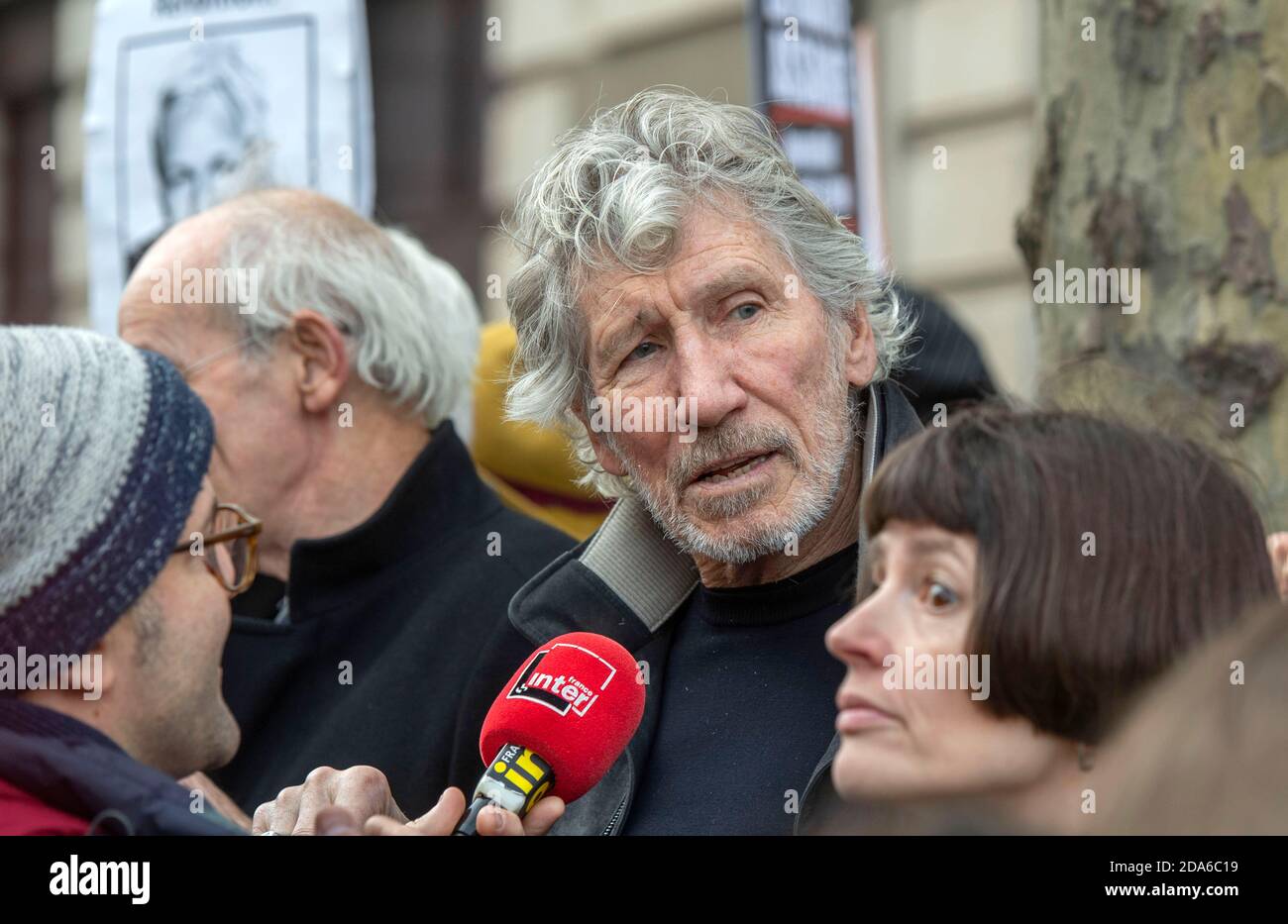 Roger Waters, der englische Musiker und Singer/Songwriter im Februar 2020 im Zentrum Londons. Stockfoto