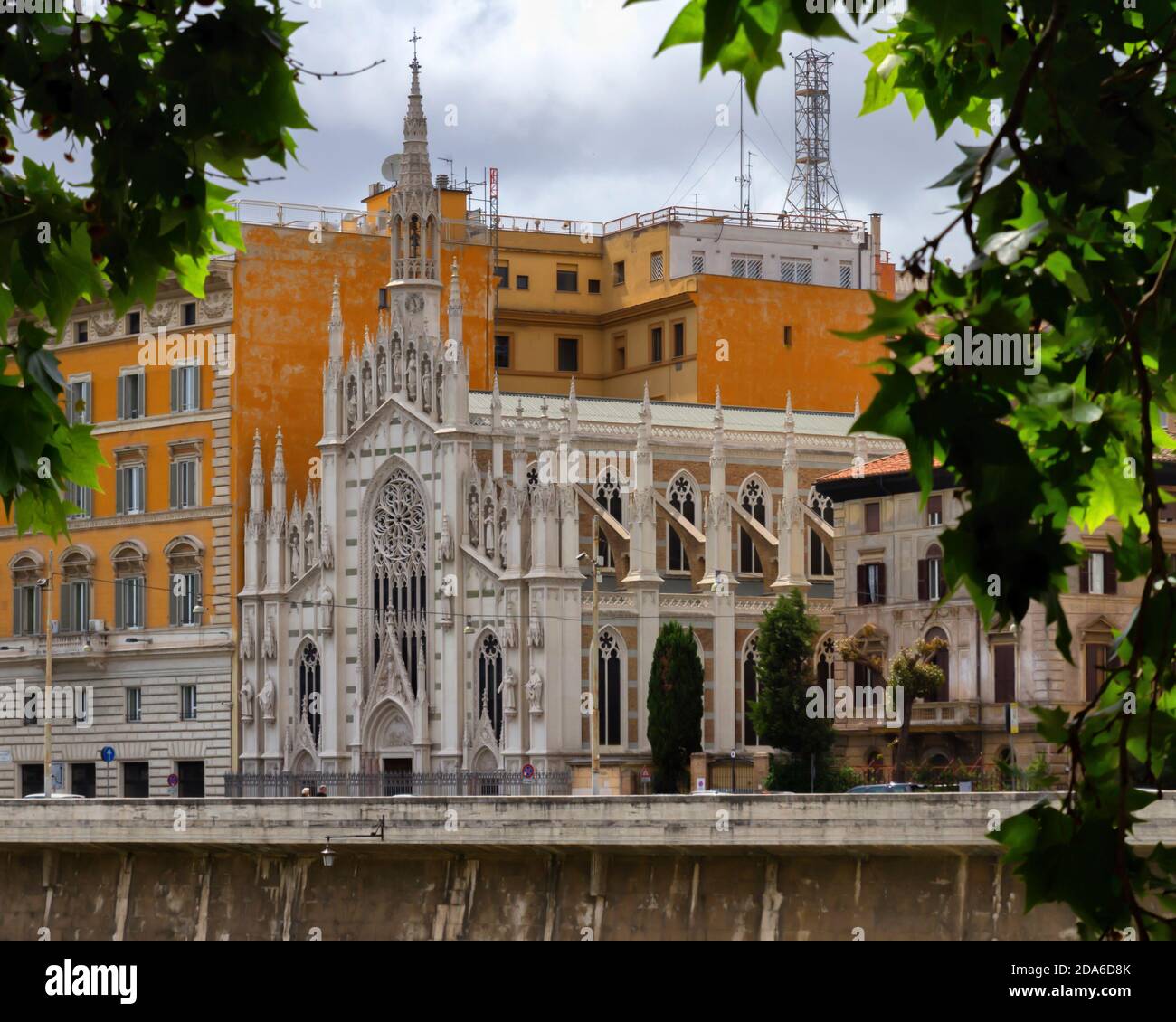 Kirche des Heiligen Herzens Jesu in Prati, Chiesa del Sacro Cuore di Gesu in Prati, Rom, Italien. Stockfoto