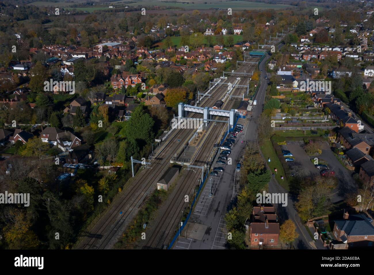 Goring und Streatley Bahnhof, Oxfordshire Stockfoto