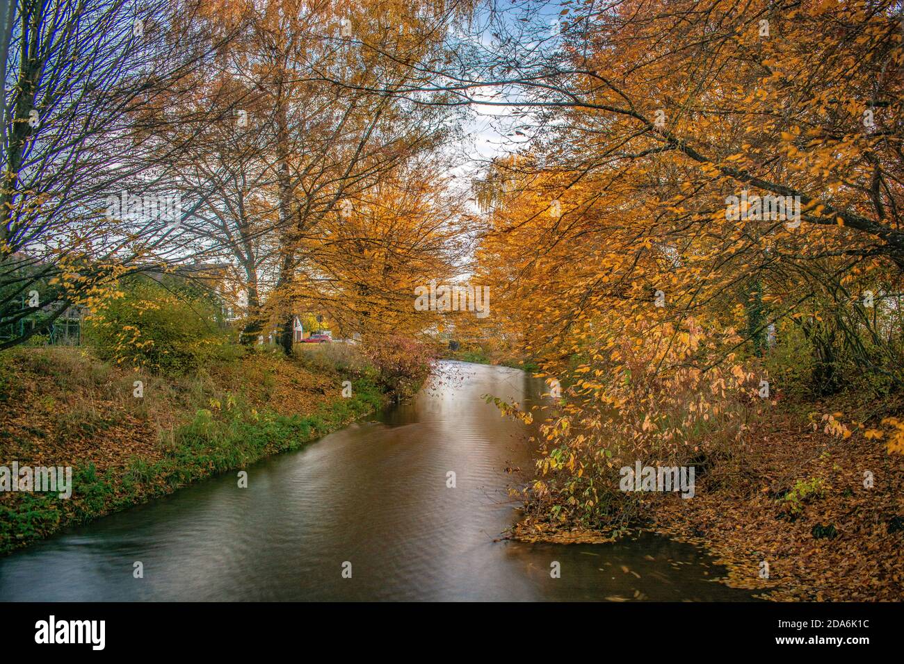 Baden-Württemberg : Fluss Rottum Stockfoto