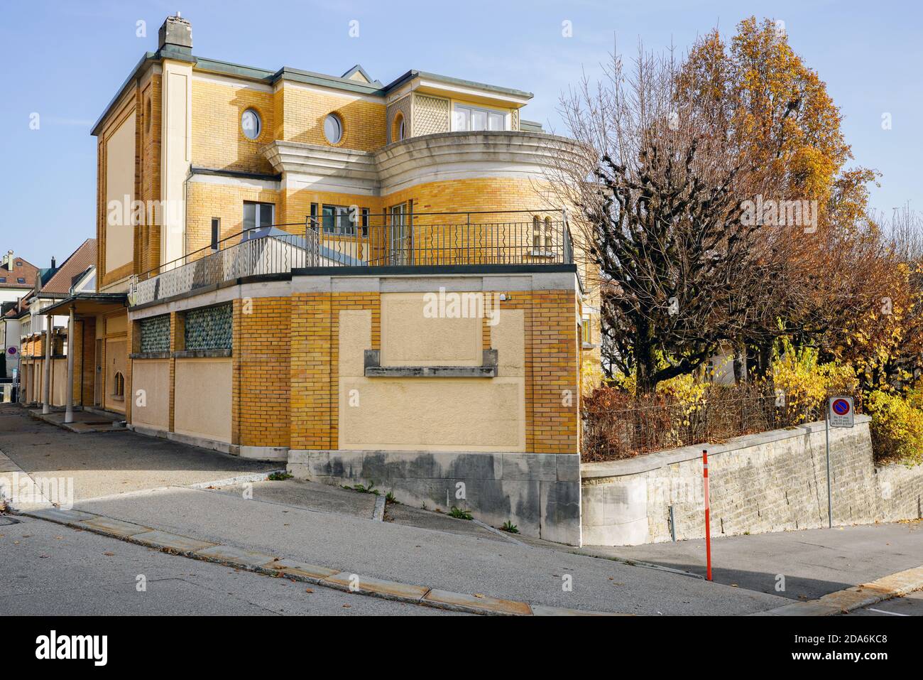 Villa Turque oder Villa Schwob, entworfen vom schweizerisch-französischen Architekten Le Corbusier, La Chaux-de-Fonds; Kanton Neuchâtel, Schweiz. Stockfoto