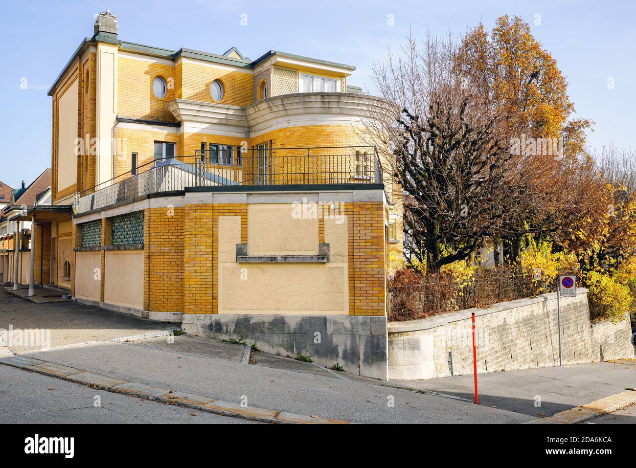 Villa Turque oder Villa Schwob, entworfen vom schweizerisch-französischen Architekten Le Corbusier, La Chaux-de-Fonds; Kanton Neuchâtel, Schweiz. Stockfoto