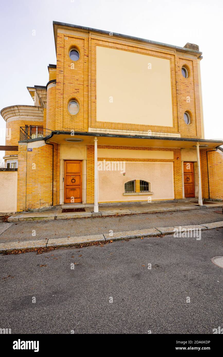 Villa Turque oder Villa Schwob, entworfen vom schweizerisch-französischen Architekten Le Corbusier, La Chaux-de-Fonds; Kanton Neuchâtel, Schweiz. Stockfoto