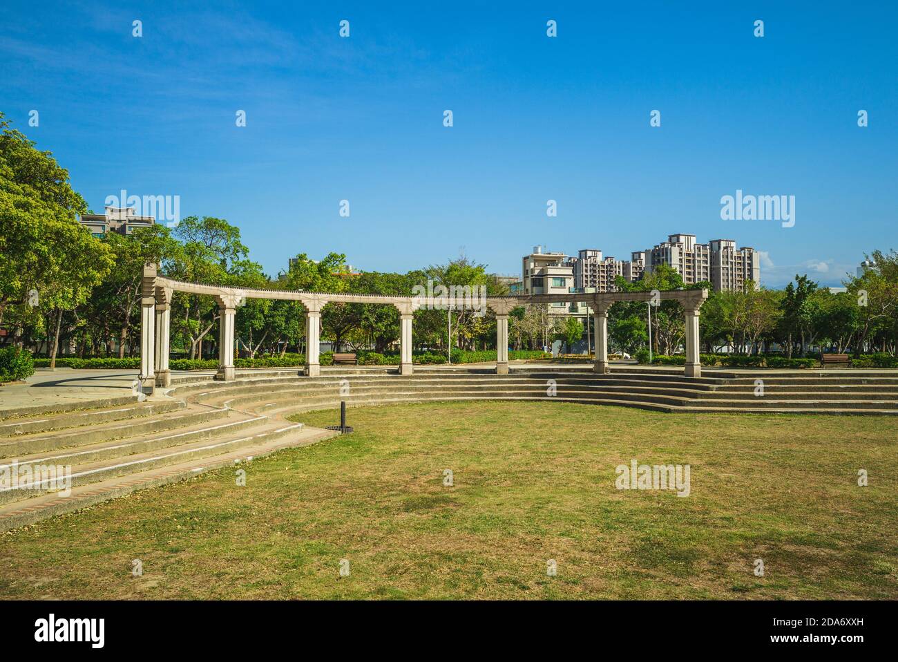 Landschaft des Zhunan Sports Park in Miaoli, Taiwan Stockfoto