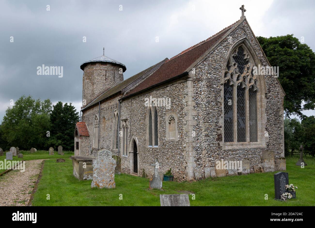 St. Nicholas Church, Shereford, Norfolk, England, Großbritannien Stockfoto