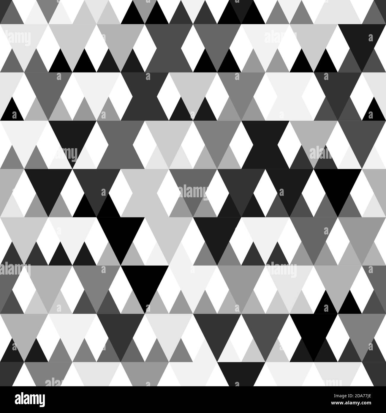 Nahtlose abstract Vector pattern - wiederholen Sie die geometrische Dreieck Mosaik Hintergrund Stock Vektor