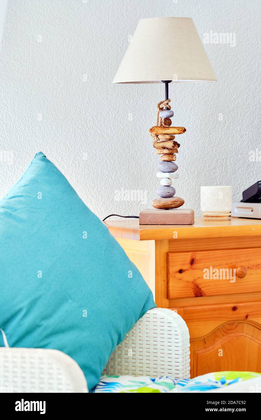Innenarchitektur Element Details der gemütlichen modernen Wohnzimmer Stockfoto