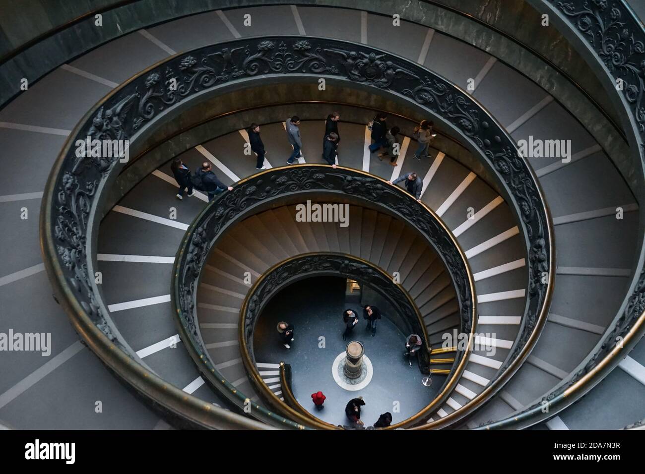 Museumstreppe Stockfoto