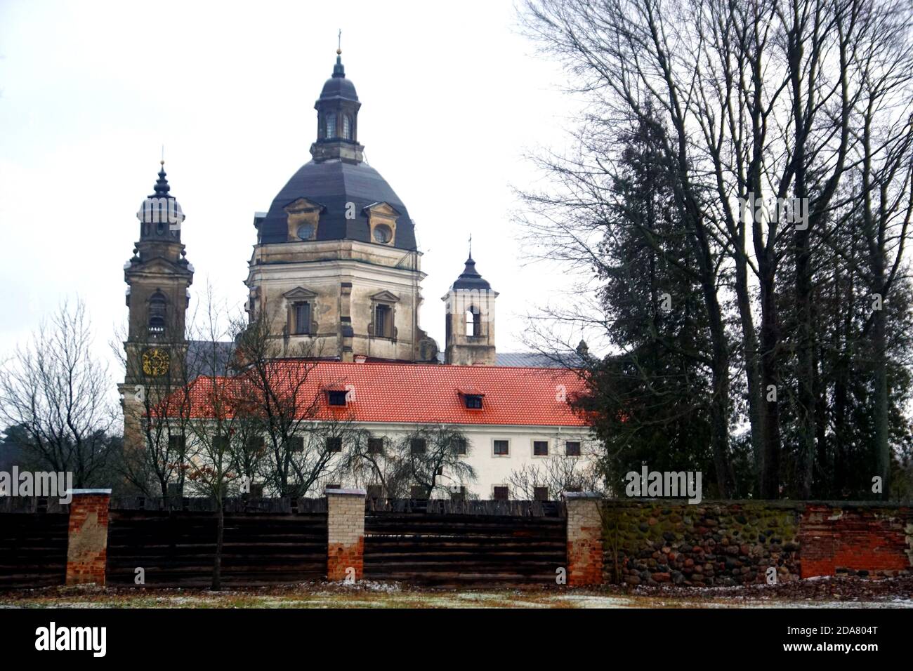 Das Kloster Pažaislis und die Kirche der Heimsuchung bei Kaunas, Litauen Stockfoto