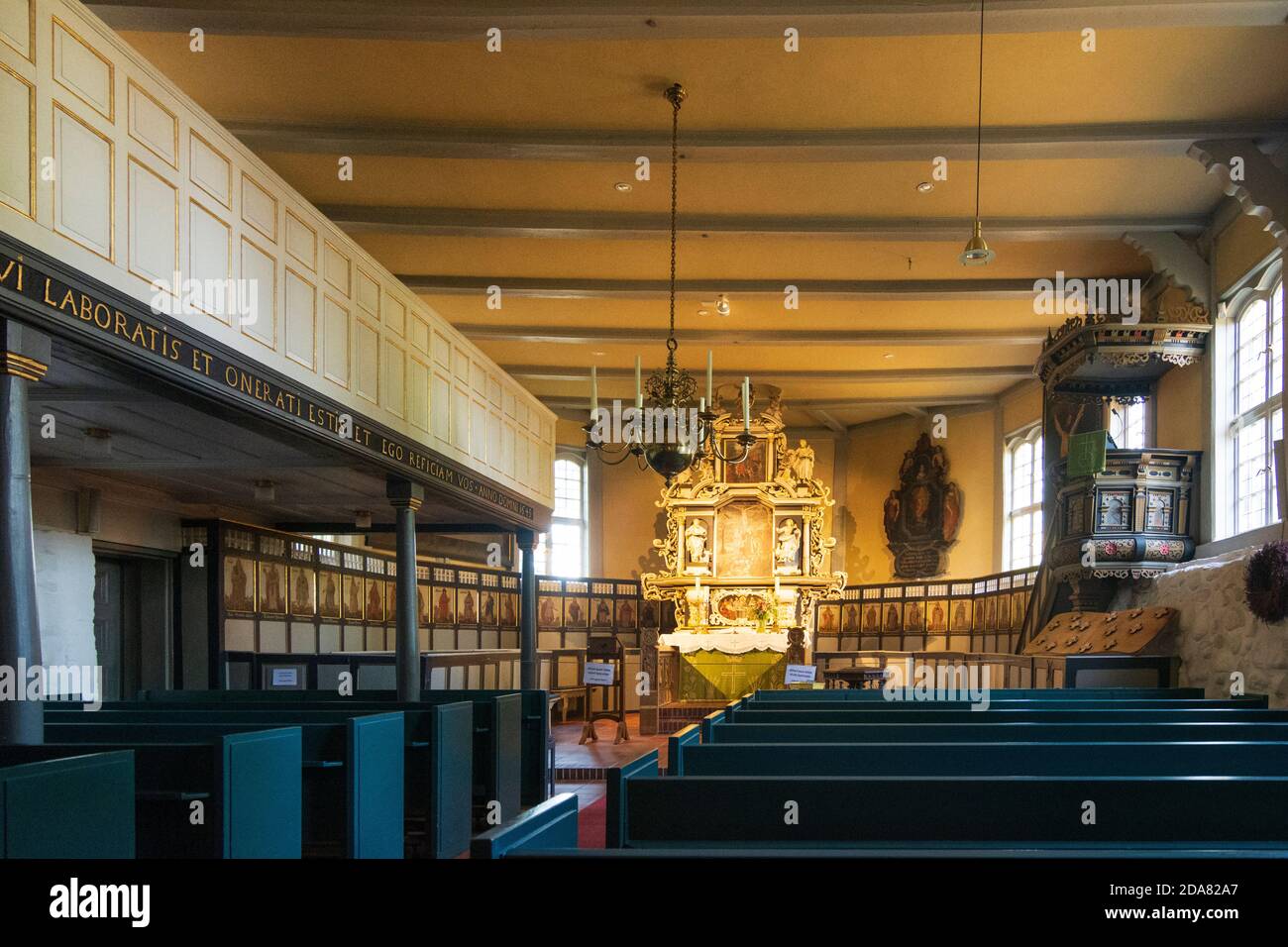 Egestorf: kirche St. Stephanus, Lüneburger Heide, Lüneburger Heide, Niedersachsen, Niedersachsen, Deutschland Stockfoto