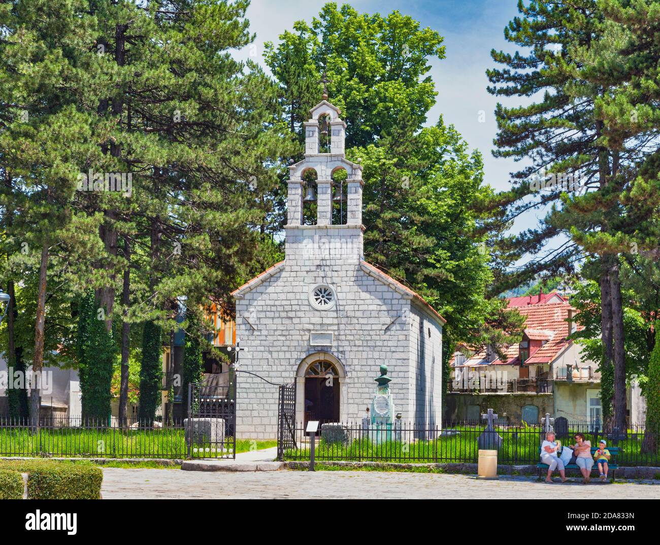 Cetinje, Montenegro. Vlah Kirche. Auch bekannt als Vlach Kirche oder Vlaska Kirche. Stockfoto
