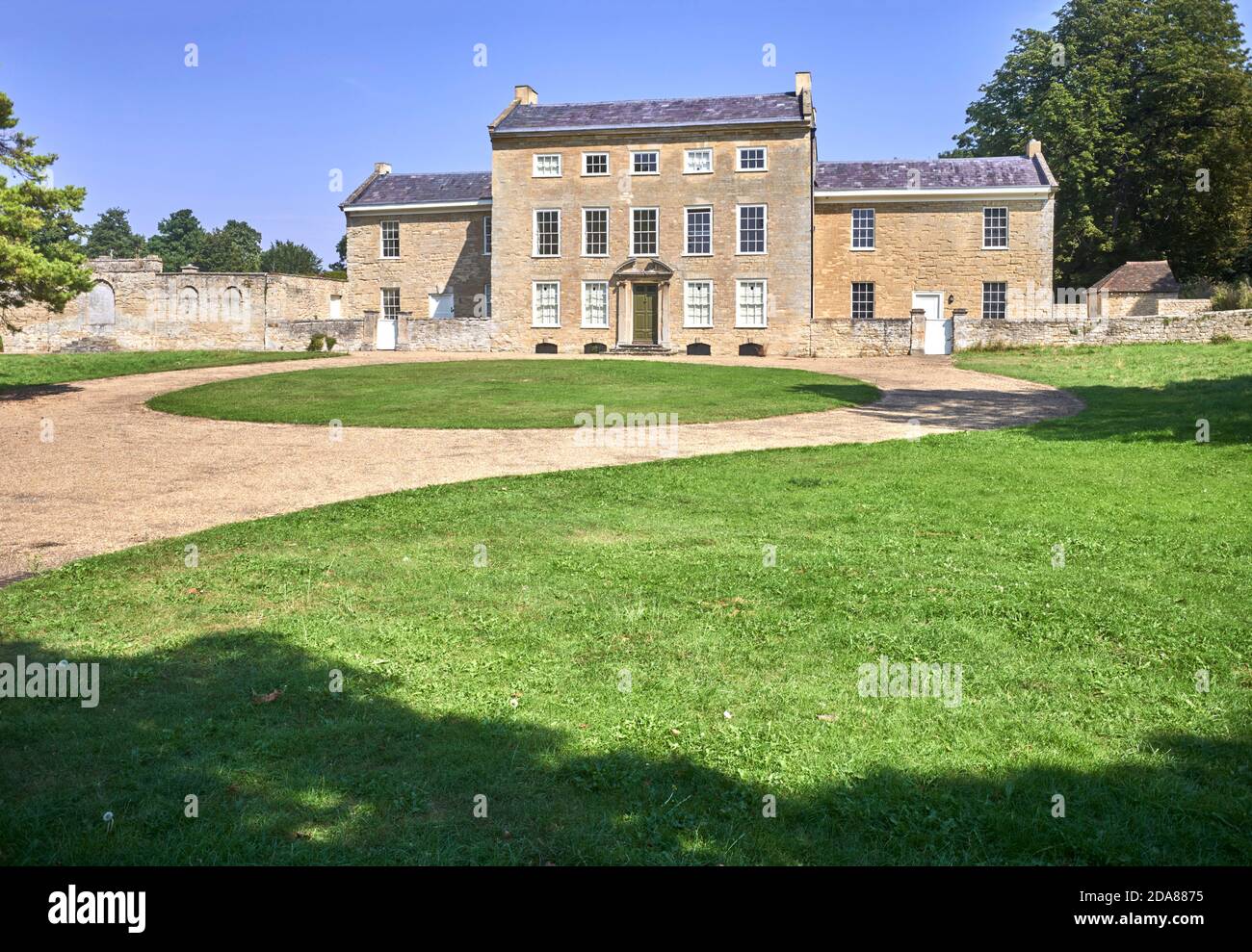 Lindford Manor ein Herrenhaus aus dem 17. Jahrhundert, das sich in einem befindet Time war ein Aufnahmestudio in Milton Keynes Stockfoto