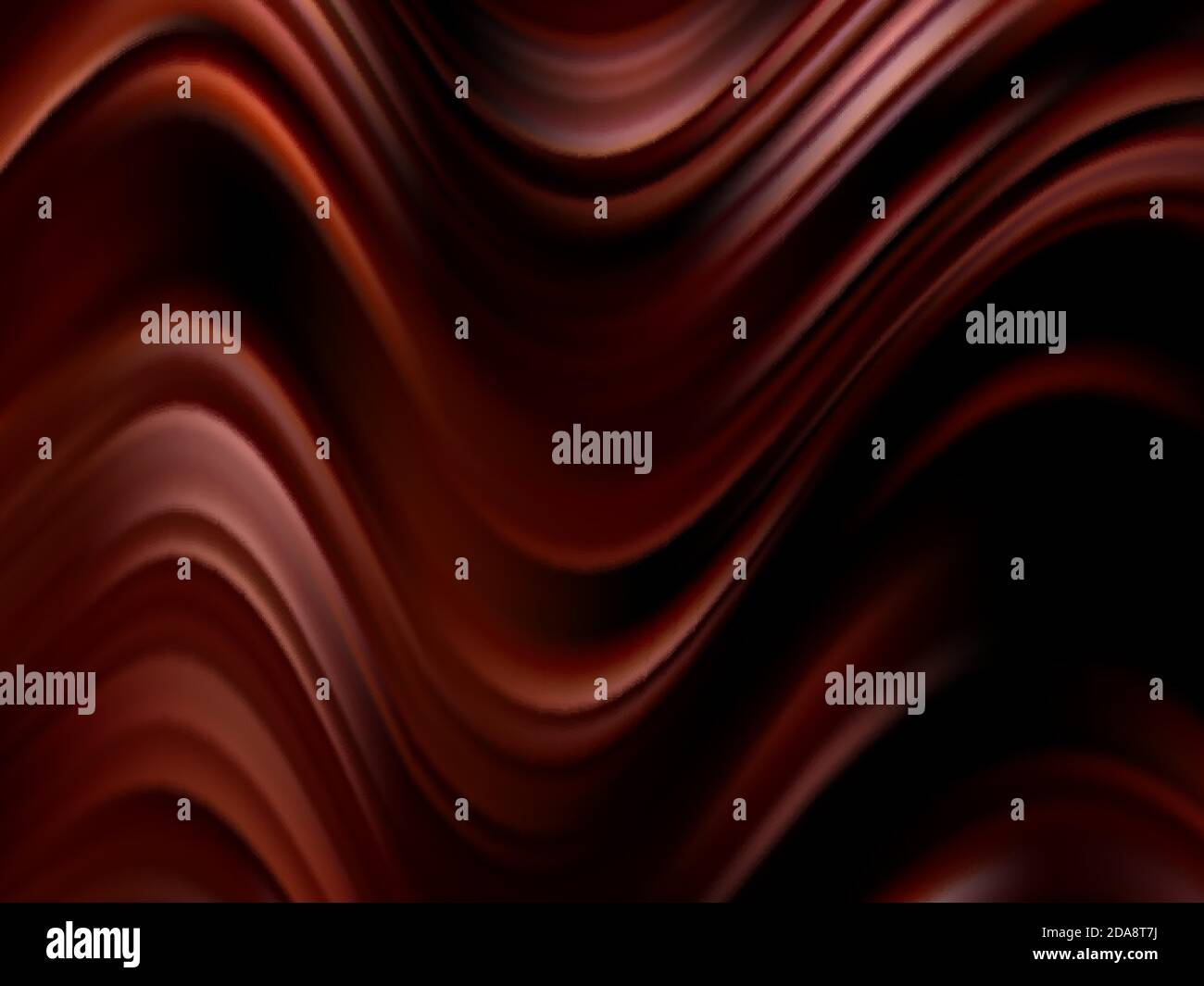 Schokolade gewellt Wirbel Hintergrund. Stock Vektor