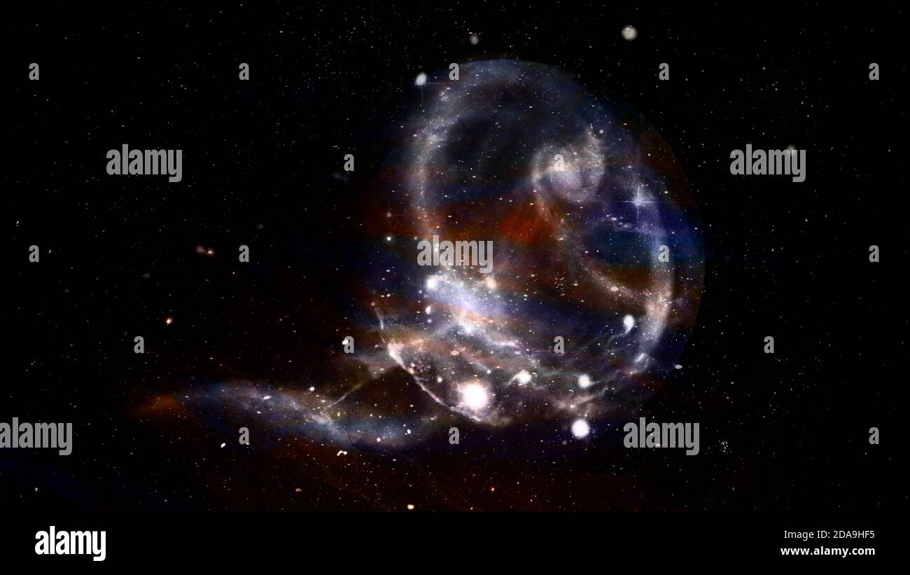 Spiralgalaxie im Weltraum. Elemente dieses Bild von der NASA eingerichtet. Stockfoto