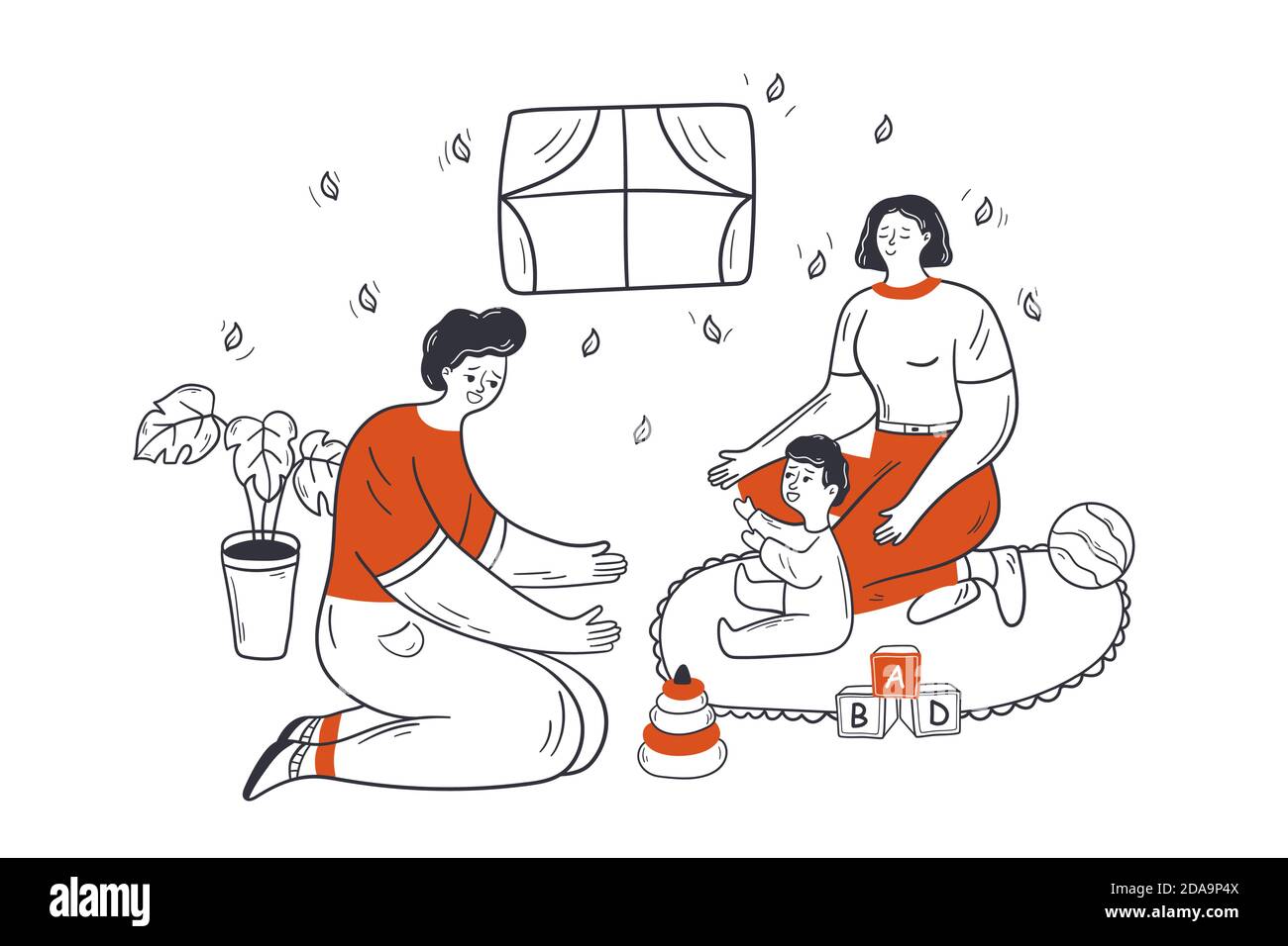 Vaterschaft Stock Vektorgrafiken Kaufen Alamy