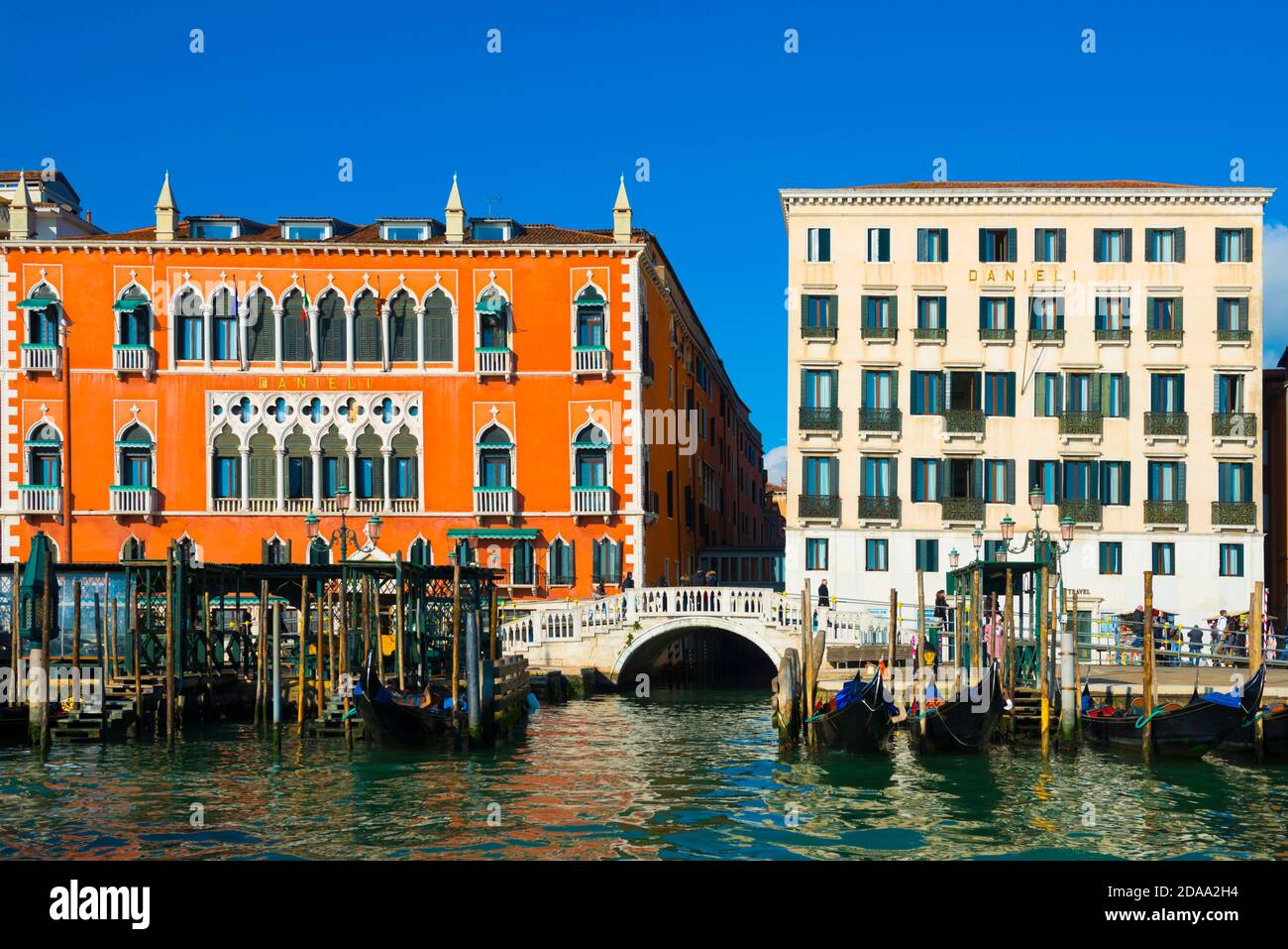 5 Sterne Luxushotel Danieli in Venedig, Venetien in Italien. Stockfoto