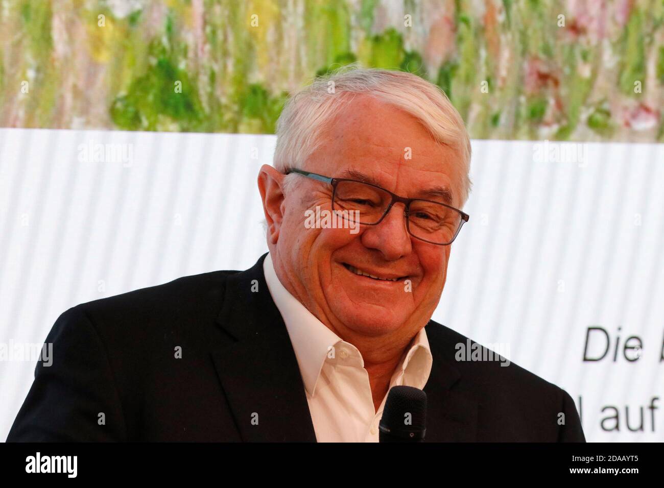 Hasso Plattner - Ausstellung 'Monet. Orte', Museum Barberini, Eroeffnung am 22. Februar 2020, Potsdam/ - Ausstellung 'Monet Places', Museum Barberini, Stockfoto