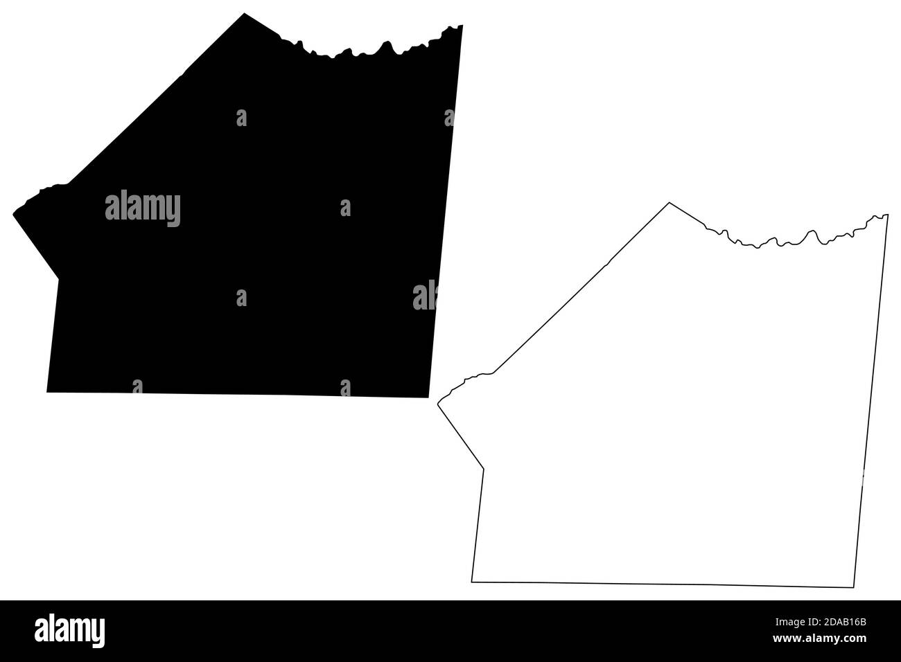 Union County, North Carolina State (U.S. County, United States of America, USA, U.S., US) Kartenvektordarstellung, Scribble Sketch Union map Stock Vektor