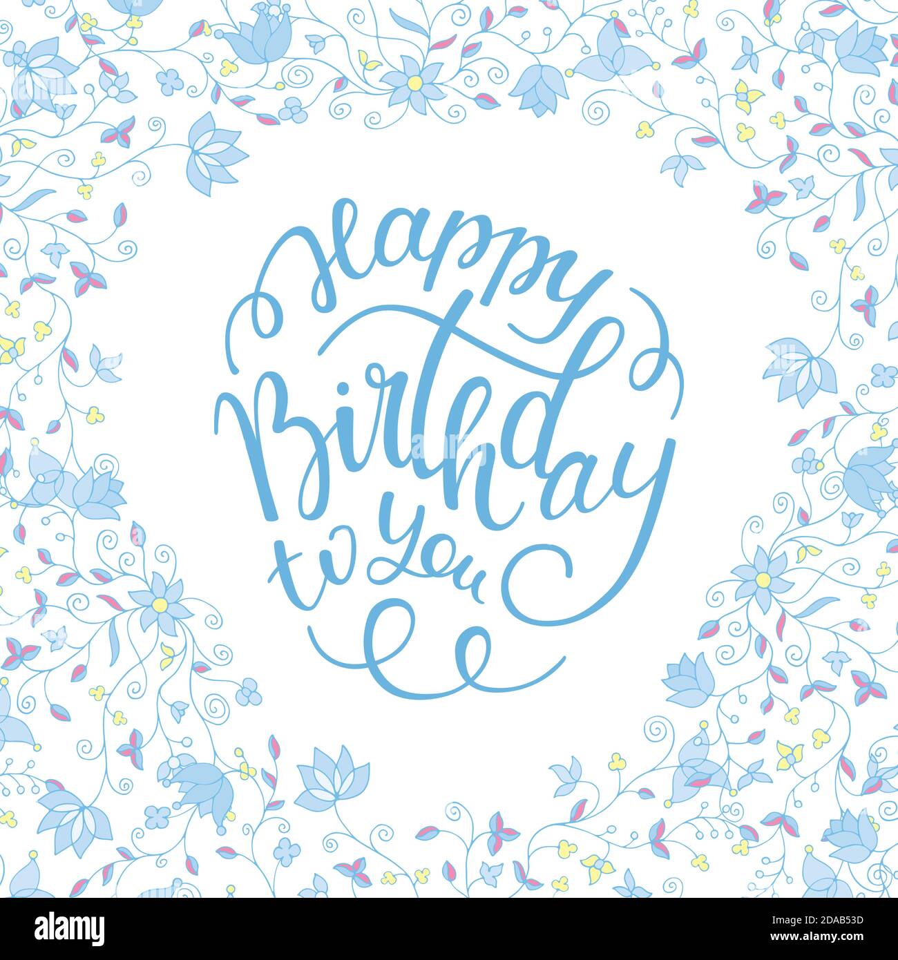 Happy Birthday Hand Lettering Greeting Stockfotos Und Bilder Kaufen Seite 3 Alamy