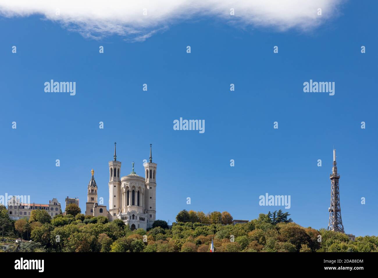 Kathedrale Von Fourviere, Lyon, Rhone, Frankreich Stockfoto