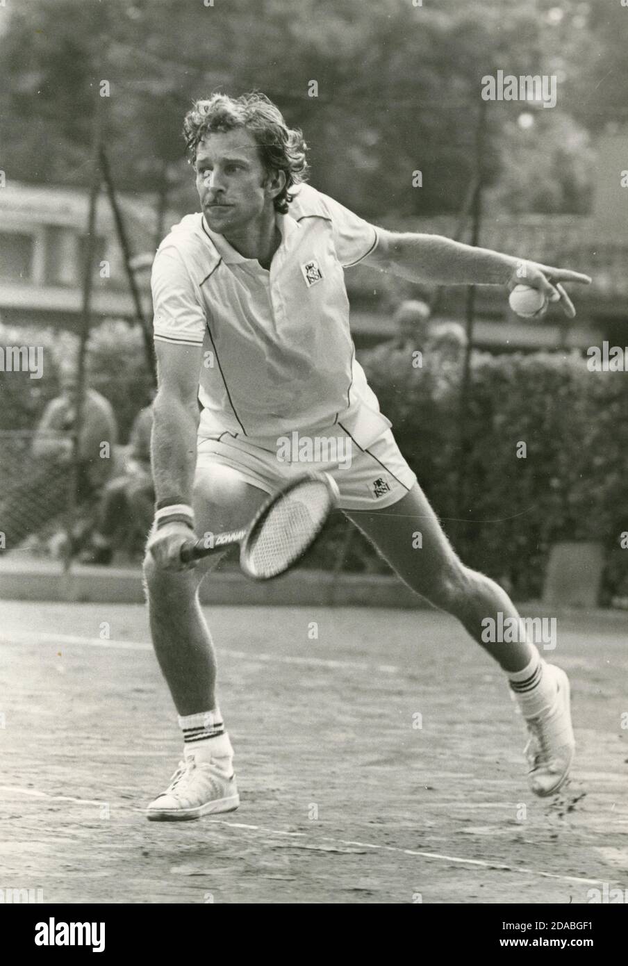 Tschechischer Tennisspieler Jan Kodes, 70er Jahre Stockfotografie - Alamy
