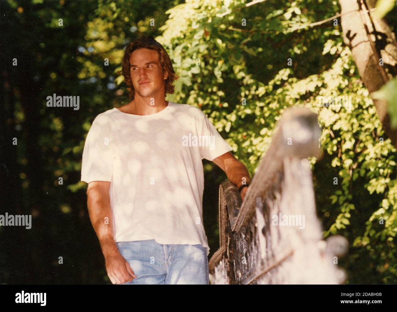 Australischer Tennisspieler Pat Rafter, 1990er Jahre Stockfoto