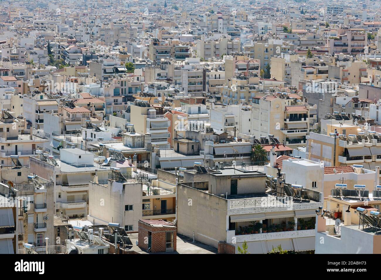 Städtische Dichte Athen Stockfoto
