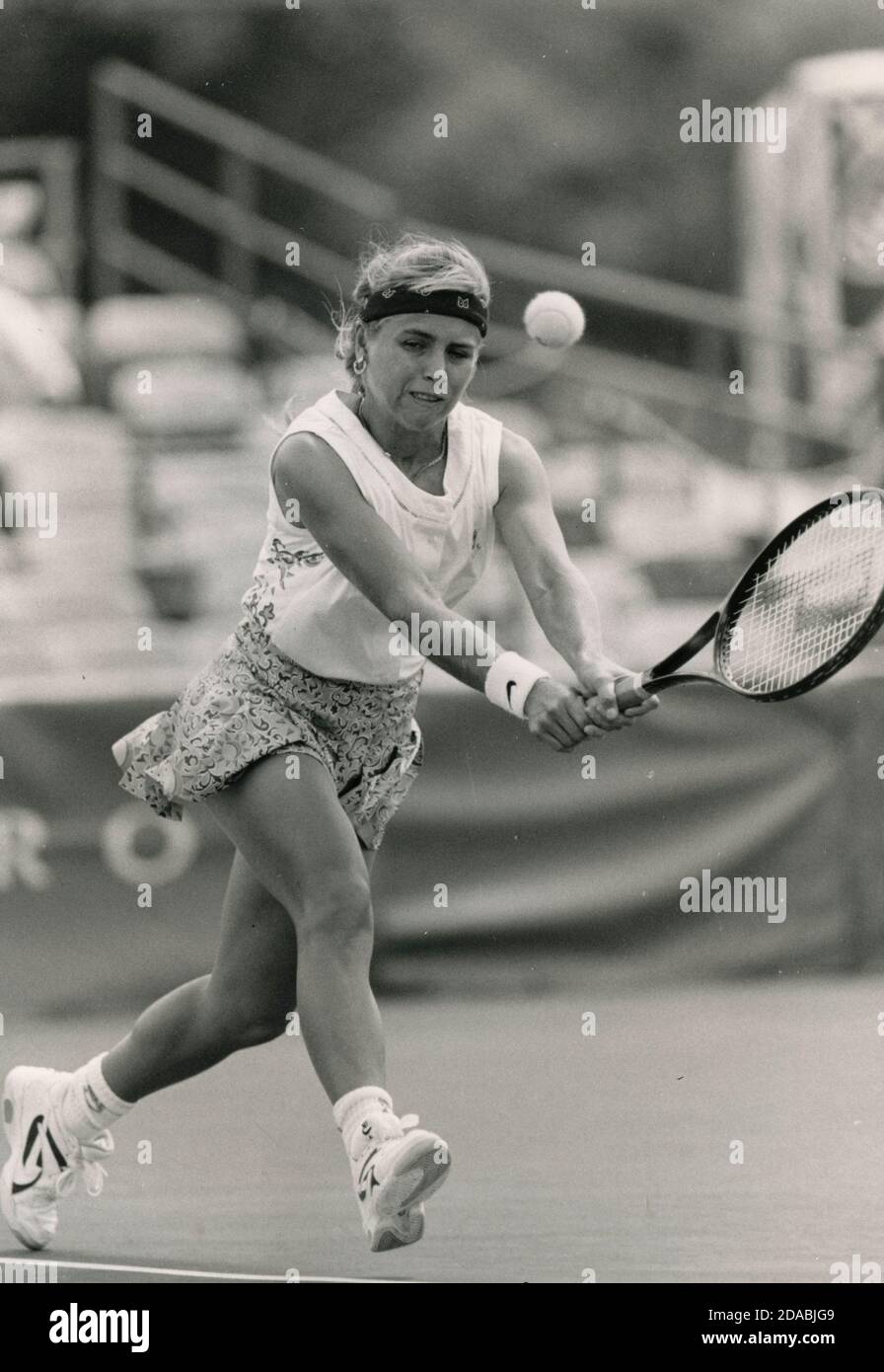 Südafrikanische Tennisspielerin Amanda Coetzer, 1990er Jahre Stockfoto