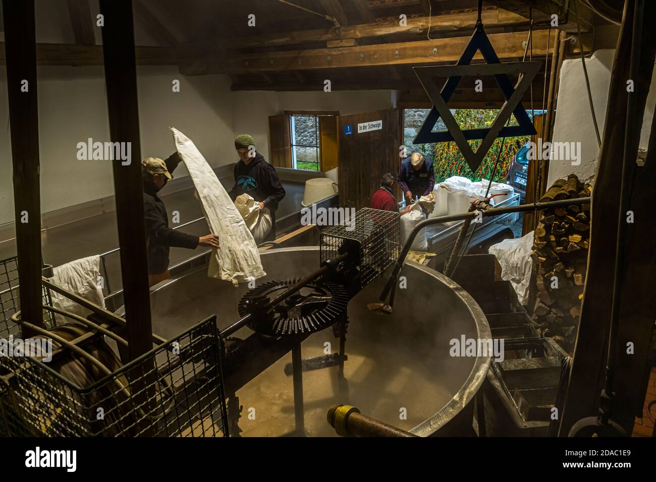 Traditionelle Zoigl Brauerei in Falkenberg, Deutschland Stockfoto