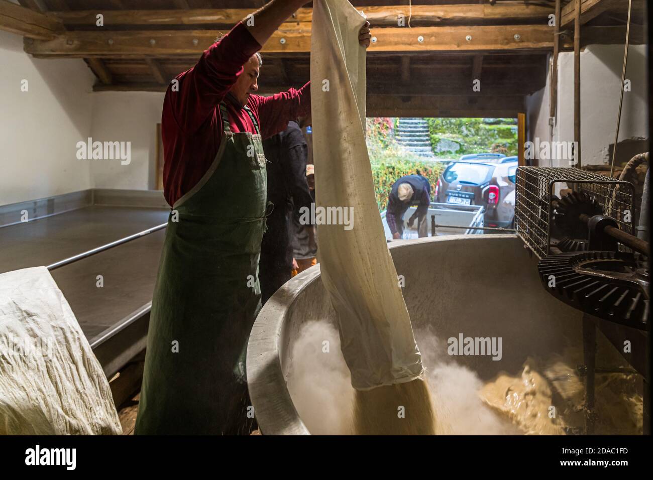 Traditionelle Zoigl Brauerei in Falkenberg, Deutschland Stockfoto