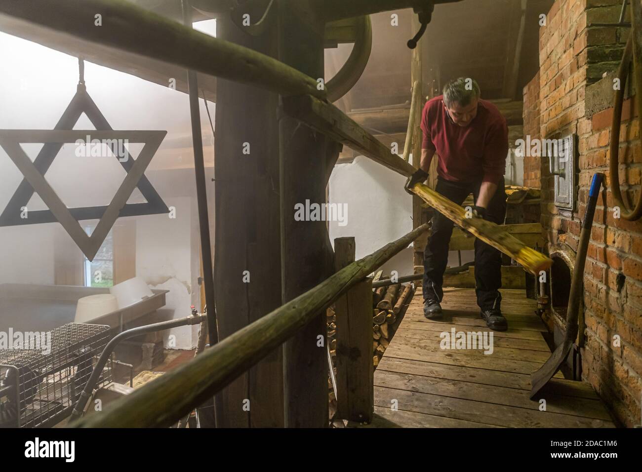 Traditionelle Zoigl Brauerei in Falkenberg, Deutschland Stockfoto