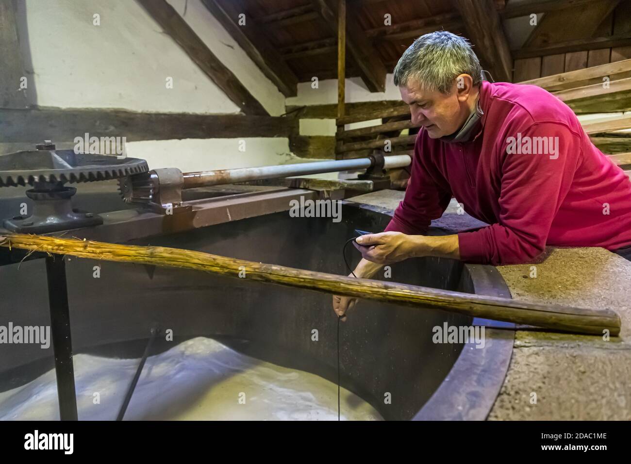 Traditionelle Zoigl Brauerei in Falkenberg, Deutschland Stockfoto