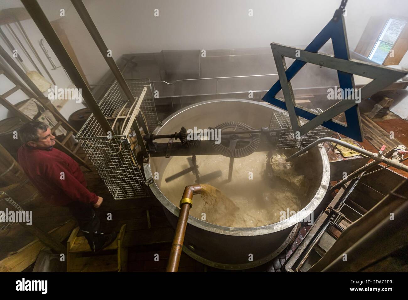 Traditionelle Zoigl Brauerei in Falkenberg, Deutschland Stockfoto